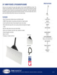 SPUH2400_SPUH2400D- 24 in. UHMW Pusher SPUH2400_SPUH2400D- 24 in. UHMW Pusher