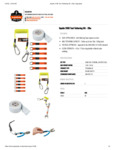 Squids 3180 Tool Tethering Kit - 2lbs Specsheet Squids 3180 Tool Tethering Kit - 2lbs Specsheet