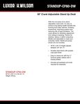 STANDUP-CF60-DW Spec Sheet