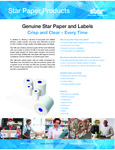 Star Blue Core Paper Spec Sheet
