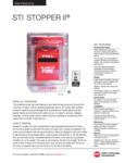 STI STOPPER II Spec Sheet