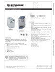 Stoelting Whipped Cream Dispensers Spec Sheet