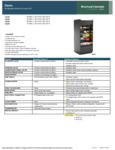 Structural Concepts Oasis Self Service Case Spec Sheet Structural Concepts Oasis Self Service Case Spec Sheet