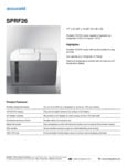 Summit SPRF26 Spec Sheet