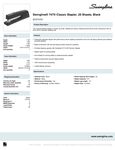 Specsheet