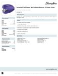 Specsheet
