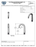 T&S 002309-40 Spec Sheet T&S 002309-40 Spec Sheet