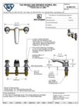 T&S B-2991-PA Specsheet T&S B-2991-PA Specsheet