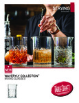 TableCraft Waverly Collection Glass Mixing Glasses Spec Sheet TableCraft Waverly Collection Glass Mixing Glasses Spec Sheet
