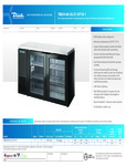 TBB24-60-2G-Z1-SFT-B-1 True Specs TBB24-60-2G-Z1-SFT-B-1 True Specs