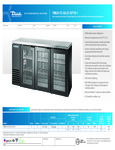 TBB24-72-3G-Z1-SFT-B-1 True Specs TBB24-72-3G-Z1-SFT-B-1 True Specs