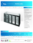 TBR108-RISZ1-L-B-GGGG-1 True Specs TBR108-RISZ1-L-B-GGGG-1 True Specs