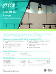 TCP LED MR16 Lamps SpecSheet