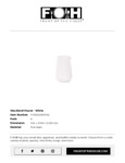 TCR020WHP22 Spec Sheet