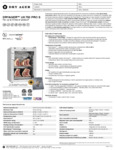 916UX0750P Spec Sheet 916UX0750P Spec Sheet