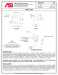 TOWEL RING - BRIGHT STAINLESS STEEL - SURFACE MOUNTED spec sheet