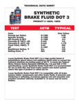 Lucas Oil DOT 3 Brake Fluid Specs