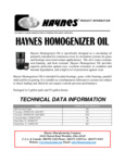 Tech-Sheet-Homogenizer-Oil- Tech-Sheet-Homogenizer-Oil-