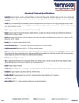 Tennsco Standard Cabinet Specifications