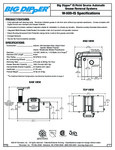 Thermaco Big Dipper W-500-IS Specsheet Thermaco Big Dipper W-500-IS Specsheet