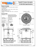 Thermaco Trapzilla99 TZ-525-SSA SpecSheet