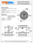 Thermaco Trapzilla TSS-70-SSA SpecSheet
