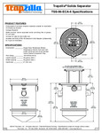 Thermaco Trapzilla TSS-95-ECA-6 SpecSheet