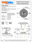 Thermaco Trapzilla TZ-400-ECA SpecSheet