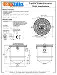 Thermaco Trapzilla TZ-400 SpecSheet