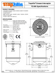 Thermaco Trapzilla TZ-600 SpecSheet