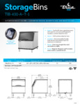 True TIB-430 Specsheet