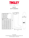 Tingley Airgo Ultralight Boot 21141 Specsheet