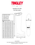 Tingley Flite Safety Toe Boot with Cleated Outsole 27251 Specsheet