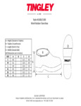 Tingley Work Rubber Overshoe 1300 and 1350 Specsheet