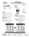 Spec Sheet Spec Sheet