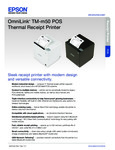 Epson TM M50 Specs Epson TM M50 Specs