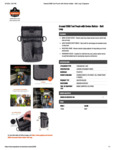 TOOL POUCH WITH DEVICE HOLSTER BELT LOOP SPEC SHEET