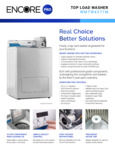 ENCORE PRO 2.9 CU. FT. 27" TOP LOAD COMMERCIAL WASHER  