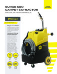 Tornado Surge 500 TE310-G15-U Corded Carpet Extractor - 15 Gallon Specs Tornado Surge 500 TE310-G15-U Corded Carpet Extractor - 15 Gallon Specs