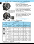 TPI PB and PBS Belt Drive Specsheet