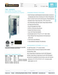 Traulsen TBC Blast Chiller 300lb Roll In Specsheet