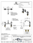 T&S 5F-8DLS06 Spec Sheet T&S 5F-8DLS06 Spec Sheet