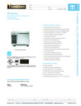 TU Series 44in Full Size Undercounter Spec