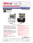 Turbo Air TBA37-50N SpecSheet Turbo Air TBA37-50N SpecSheet