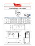 Twin Diplomat - 6ft Cabinet