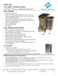 OMNI-RINSE BTRS1-UB1 AUTO-RINSE™ BAR TOOL RINSE STATION W/ UNDERBAR BRACKET - STAINLESS STEEL