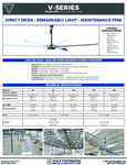 V-Series Ceiling Fan Spec Sheet