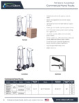 Valley Craft Beverage Hand Truck Spec Sheet