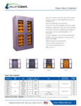 Valley Craft Clear View Cabinets