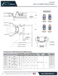 Valley Craft Drum Forklift Attachments Spec Sheet